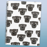 Mignonne Black Labrador Retriever Chien<br><div class="desc">Whimsical et amusant noir labrador récupération motif chien. Parfait pour les amoureux des animaux et les chiens. Art original de Nic Squirrell.</div>
