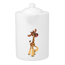 Mignonne Cartoon Baby Giraffe Teapot