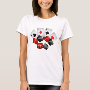 Mignonne Casino T-shirt femme jeu