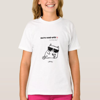 Mignonne Chat Anniversaire T-Shirt