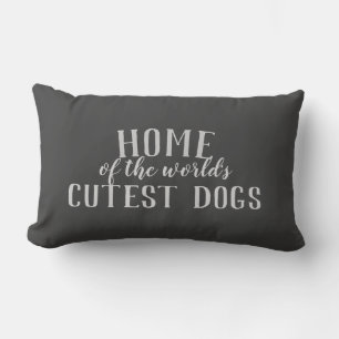 mignonne citation chien coussin animal humour typo