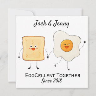 Mignonne Drôle Joyeux Toast Eggcelcelcelcelcate En