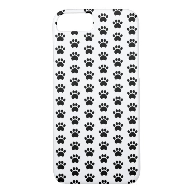 Mignonne Empreinte de patte Motif iPhone 7 Coque (Dos)