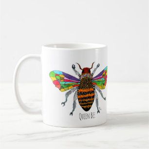 Mignonne et colorée Reine Bee Mug