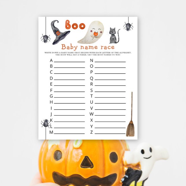 Mignonne fantôme - Baby name race jeu (Créateur téléchargé)