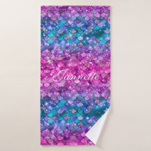 Mignonne Iridescente Purple Sirène Faux Parties sc
