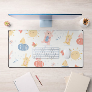Mignonne lapin de Pâques et Motif de poussette Mat