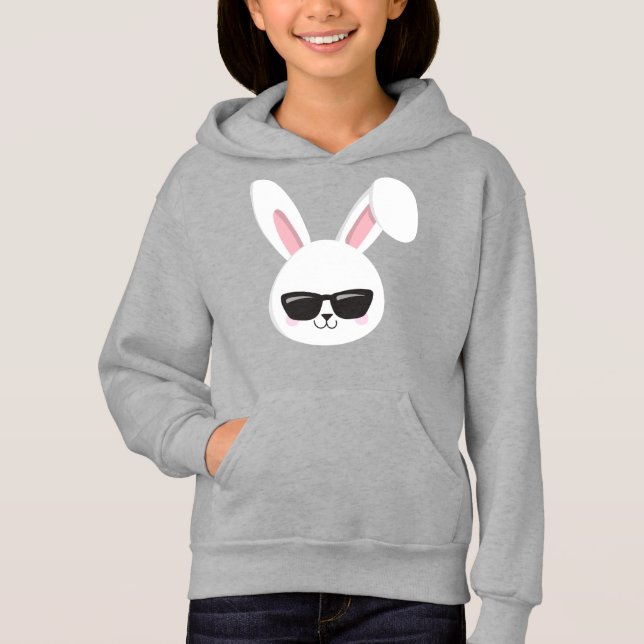 Mignonne Lapin, Lapin Blanc, Lapin Avec Lunettes D (Devant)