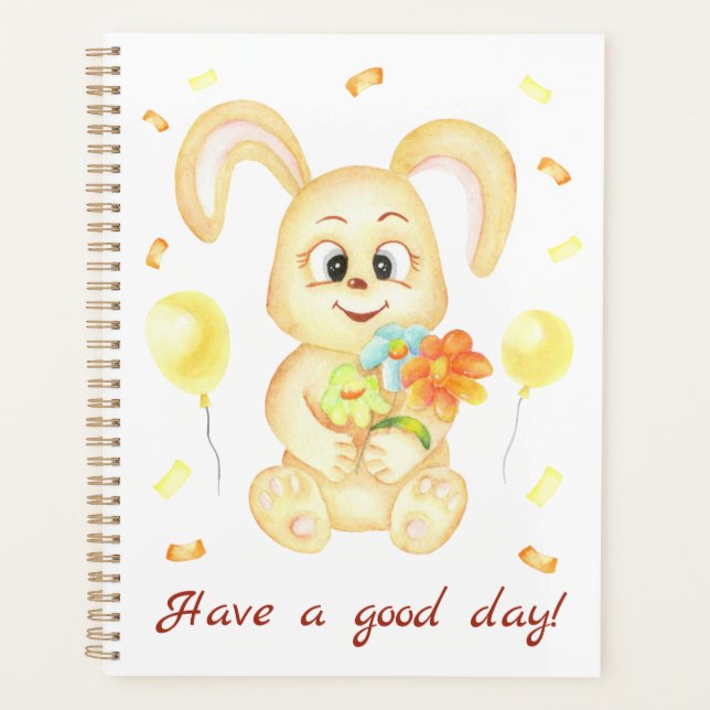 Mignonne lapin pour une humeur positive (Devant)
