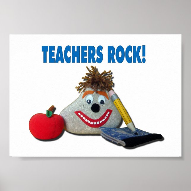 Mignonne "Les Enseignants Rock !" Affiche (Devant)