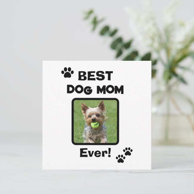 Mignonne Meilleure Maman de Chien Chat Tout Simple (Debout devant)