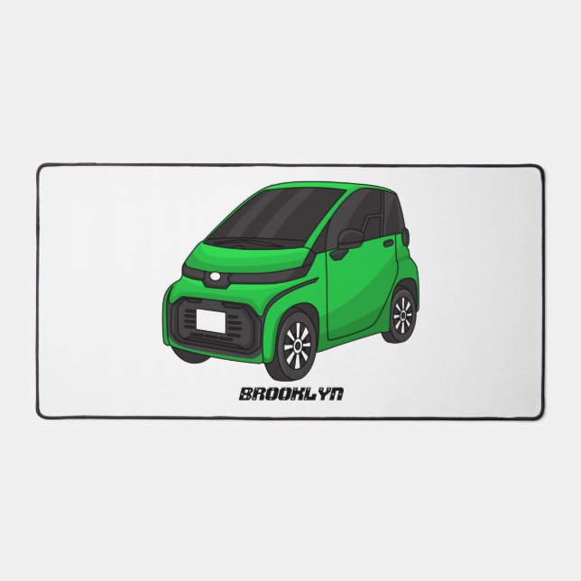 Mignonne micro-voiture verte (Recto)