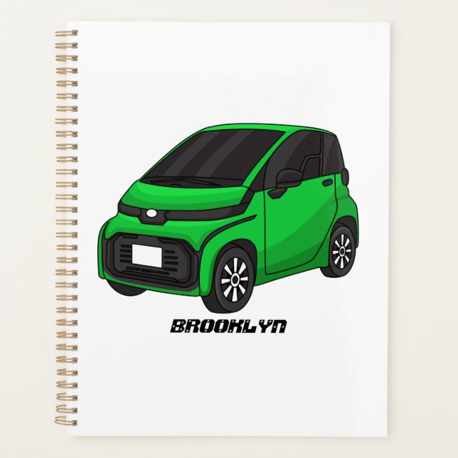 Mignonne micro-voiture verte (Devant)