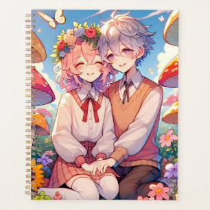Mignonne mignon Anime Couple Whimsical Romantic