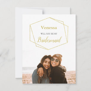 Mignonne Minimaliste Serez-Vous Ma Photo D'Épouse