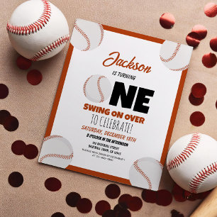 Mignonne moderne Baseball Budget 1er anniversaire