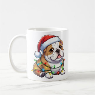 Mignonne Mug Bulldog de Noël