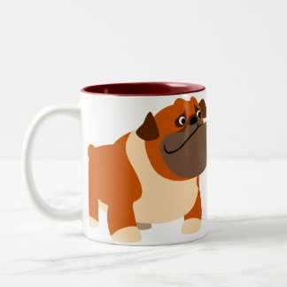 Mignonne Mug de Bulldog anglais