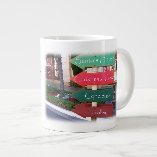 Mignonne Mug Jumbo de Noël ! (Devant droit)