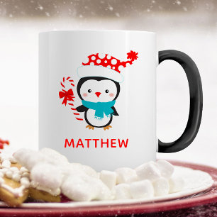 Mignonne Noël Penguin d'hiver Mug