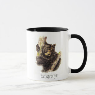 Mignonne, Ours Hugues pour vous, Mug Ours Noir