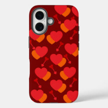 Mignonne répétition coeur iPhone / coque ipad