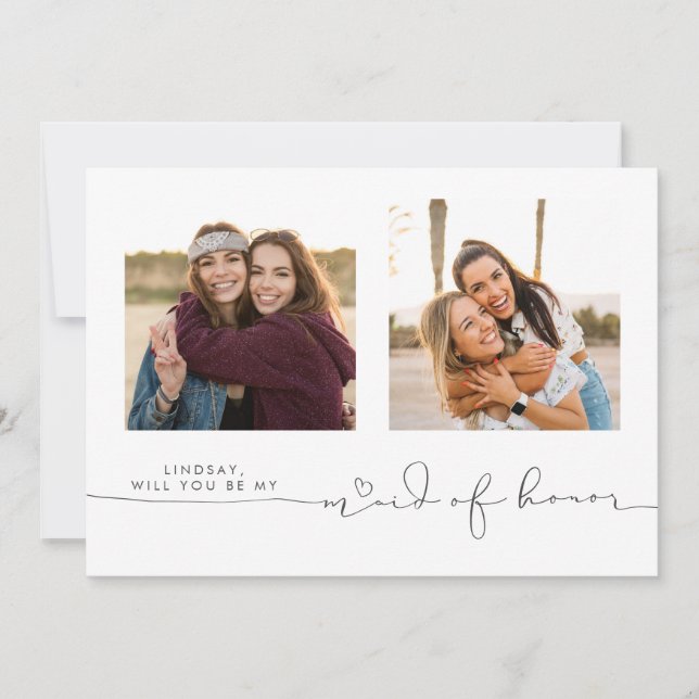 Mignonne serez-vous ma servante d'honneur deux pho (Devant)