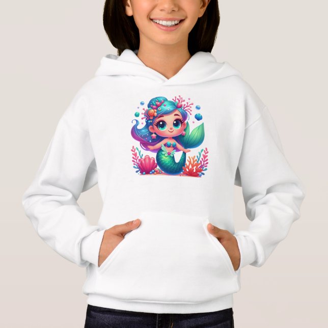 Mignonne sirène sous-marine (Devant)