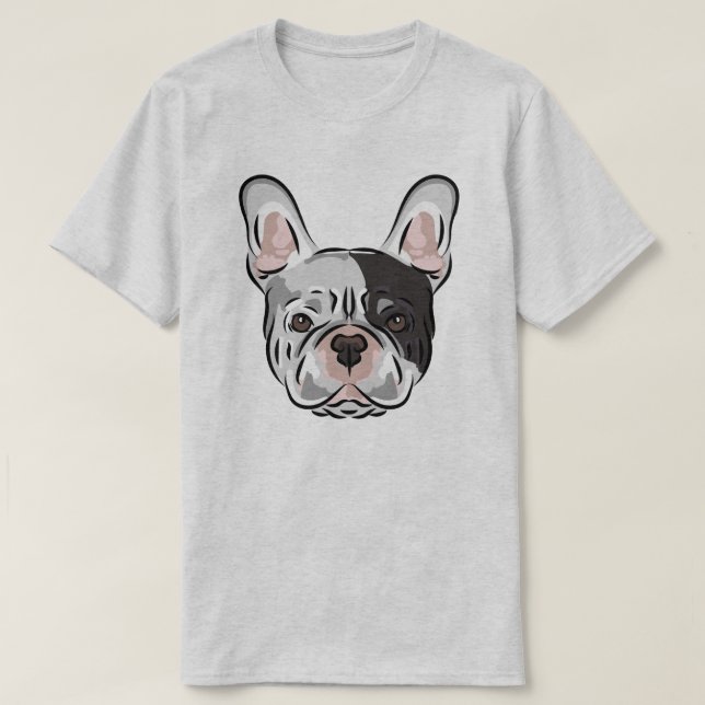 Mignonne T-shirt Bulldog Français (Design devant)