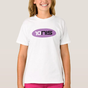Mignonne t-shirt de tennis pour filles sportives 1