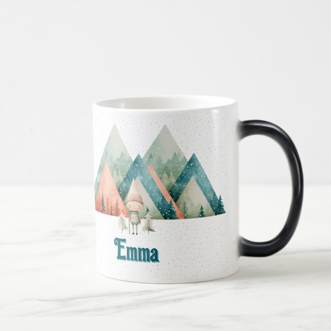 mignonne tasse d'elfe de Noël (Droite)
