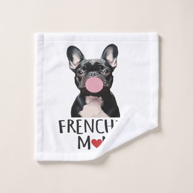 Mignonne taureau français (Gant de toilette)