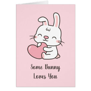 Mignonne Un Lapin Vous Aime, Jeu De Jour Valentine