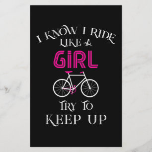 Mignonne Vélo Femme Femme Cycliste Femme