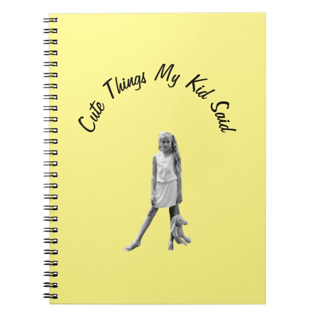 Mignonnes Choses Mon Enfant A Dit Carnet (Devant)