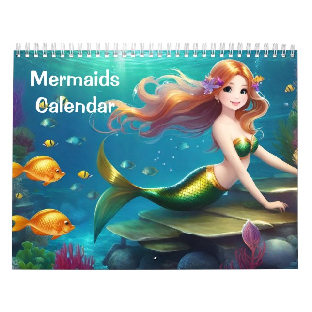 Mignonnes sirènes - Calendrier pour enfants (Protection)
