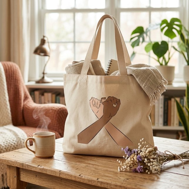 Mignons amis pour toujours illustration sac shoppi (Créateur téléchargé)