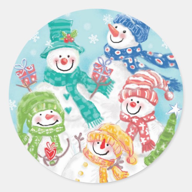 Mignons autocollants de Noël (Devant)