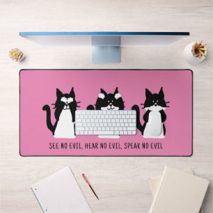 Mignons chats en smoking noir et blanc personnalis