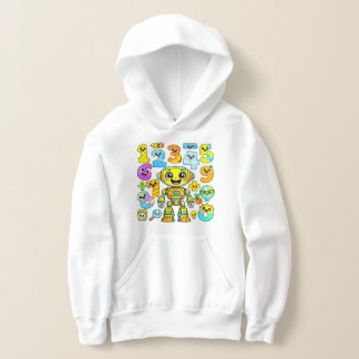 Mignons chiffres de maths Emoji Cartoon Sweat à ca