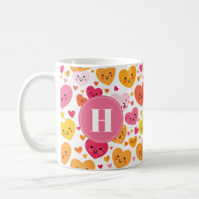 Mignons Coeurs Mugs (Gauche)