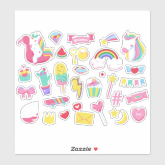 Mignons Conception Bundle Unicorn Girls Stickers F