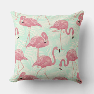 Mignons Flamants roses Motif lancer des oreillers