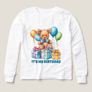 Mignons garçons Teddy bear fête d'anniversaire