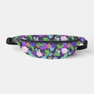 Mignons Grenouilles Vertes Sac à dos Violet vFanny