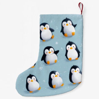 Mignons manchots de Noël – Chaussette de fête fest
