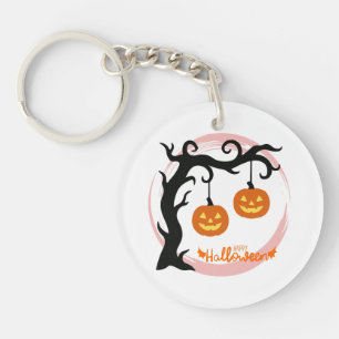 Mignons porte-clés Halloween fantômes, citrouilles