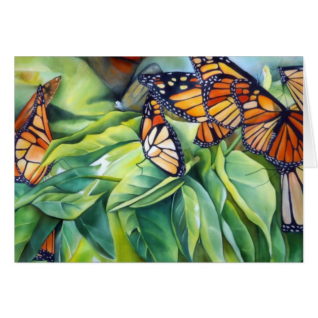 Migration de la lumière de matin de monarque (Devant Horizontal)