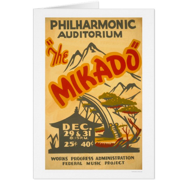 Mikado Philarmonic WPA 1938 (Devant)
