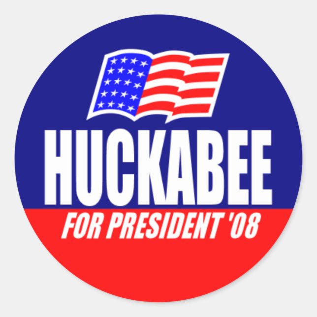 Mike Huckabee pour Stickers Président 08 (Devant)